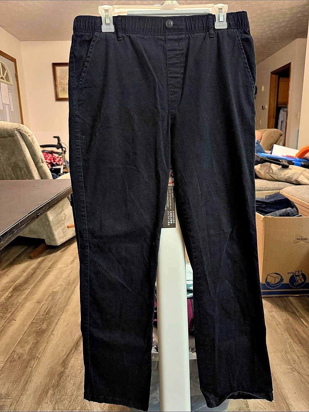 The Children's Place Boys Uniform Stretch Pull On Straight Chino Pants Boys
